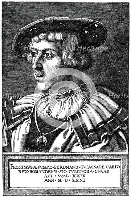 Ferdinand I, 1531, (1870). Artist: Benham