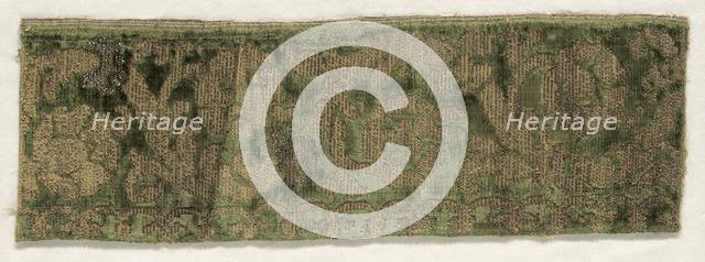 Velvet Textile, 16th century. Creator: Unknown.