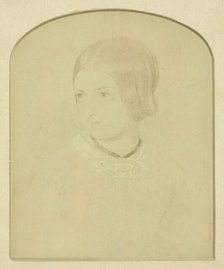 Drawing of Mrs. Craik, 1840/70. Creators: Unknown, Benjamin Mulock.