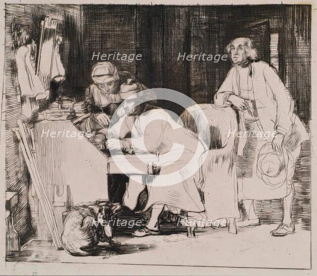 The Lost Receipt, 1807. Creator: David Wilkie.