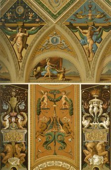 Italian Renaissance ceiling and wall painting, (1898). Creator: Unknown.