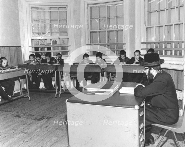 Jewish primary school children, c1985. Artist: Sidney Harris