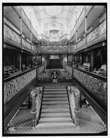Grand salon, Str. City of Cleveland, Detroit & Cleveland Navigation Co., c1908. Creator: Unknown.