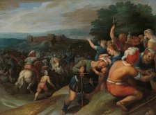 The Batavians Surround the Romans at Vetera, 1600-1613. Creator: Otto Van Veen.