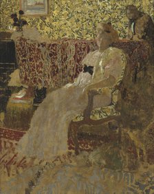 La femme au fauteuil (Misia Natanson) , 1896. Creator: Vuillard, Édouard (1868-1940).