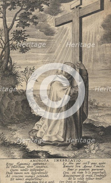 Amorosa Inebriatio from The Life of Saint John of the Cross, 1622-24. Creator: Anton Wierix.