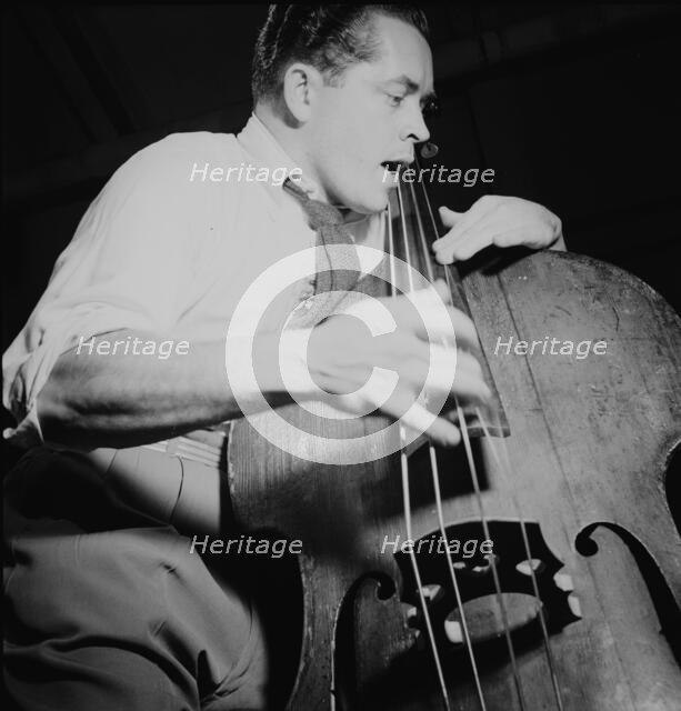 Portrait of Eddie Safranski, New York, N.Y.(?), ca. Jan. 1947. Creator: William Paul Gottlieb.