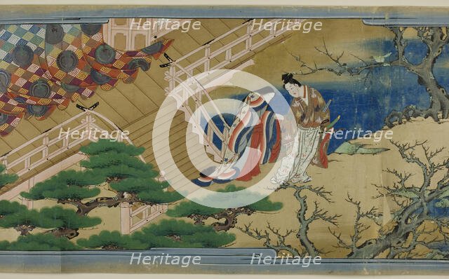 Joruri Monogatari, 17th century. Creator: School of Iwasa Matabei.