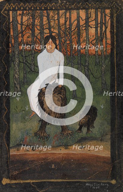 Fairy Tale I, 1895. Creator: Hugo Simberg.