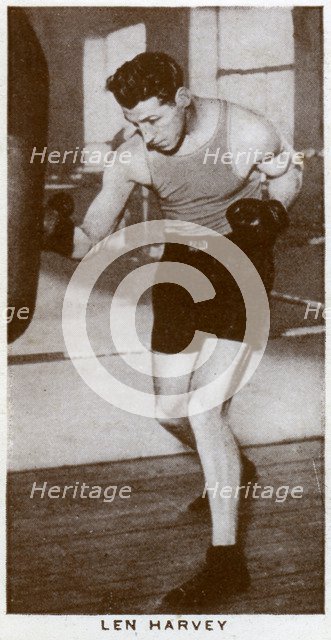 Len Harvey, British boxer, 1938. Artist: Unknown