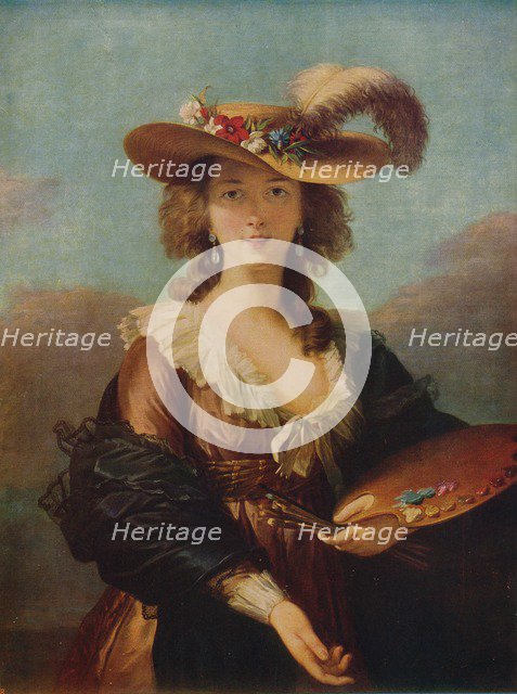 'Portrait of the Artist', after 1782, (c1915). Artist: Madame Vigee Lebrun.