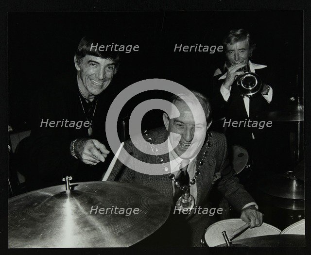 Louie Bellson Bill Berry at the Forum Theatre, Hatfield, Hertfordshire, 7 November 1979. Artist: Denis Williams