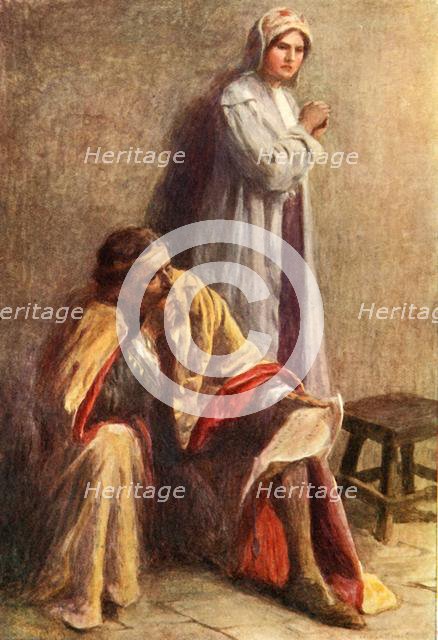 'He could not find a word to say', 1917. Creator: Unknown.