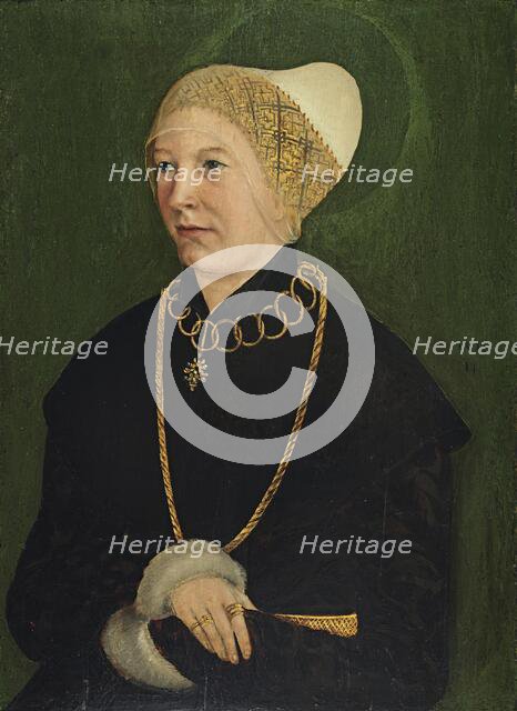 Portrait of a Woman (Anna Fugger?), 1518. Creator: Master of the Monogram TK.