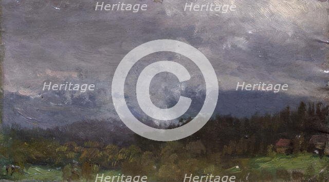 Landscape from Stabekk near Oslo, 1889. Creator: Siegwald Johannes Dahl.