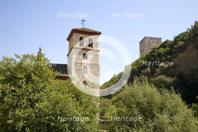 The Church of San Salvador, Albaycin Quarter, Granada, Spain, 2007. Artist: Samuel Magal