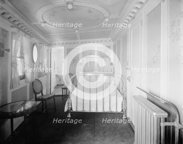 A State room, Str. City of Cleveland, [Detroit & Cleveland Navigation Co.], (1908?). Creator: Unknown.