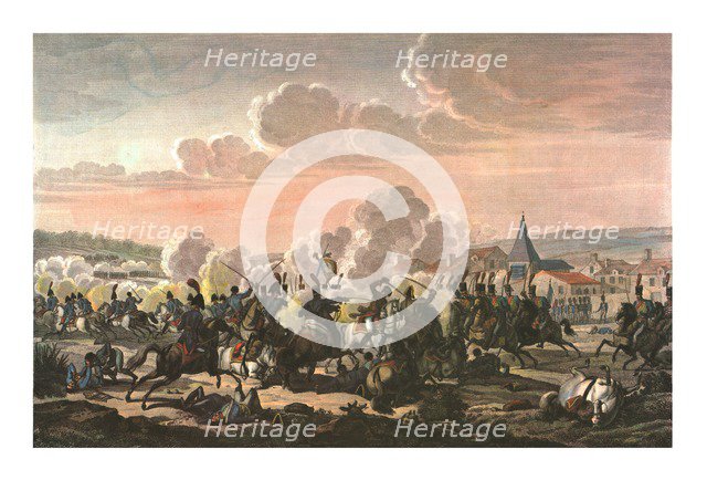 Death of Prince Louis of Prussia at the Battle of Saalfeld, 10 October 1806, (c1850). Artist: Francois Pigeot.