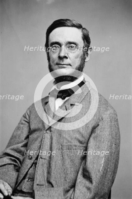 Rev. P.H. Fowler, between 1855 and 1865. Creator: Unknown.