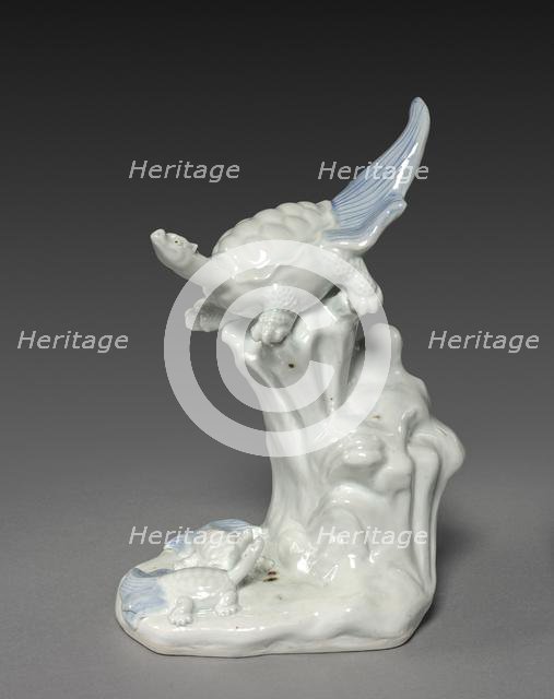 Mythical Island (Mt. Horai) with Tortoises, 19th century. Creator: Unknown.