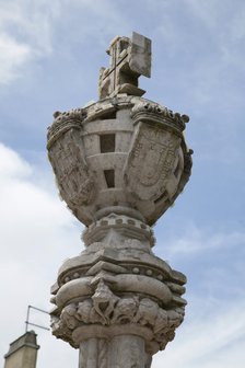 A monument outside Sintra Town Hall, Sintra, Portugal, 2009. Artist: Samuel Magal