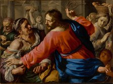 Christ Cleansing the Temple, about 1655. Creator: Bernardino Mei.