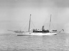 The steam yacht 'Westoe', 1911. Creator: Kirk & Sons of Cowes.