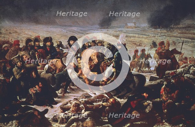 'Napoleon on the Field of the Battle of Eylau', 9th February 1807 (1808). Artist: Antoine-Jean Gros