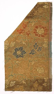 Textile Fragment, 1800s. Creator: Unknown.