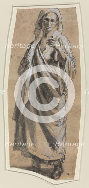 Study of a Standing Woman. Creator: Unknown.