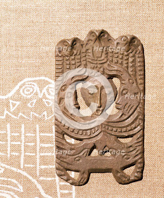 Bronze Plaque related to Shamanism and Magic, Kama River Area, USSR, 3rd century BC-8th century. Artist: Unknown.