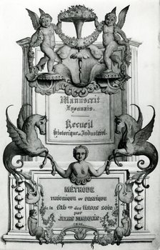 Manuscrit Lyonnais, France, 1841. Creator: Unknown.