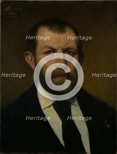 Portrait of the composer Jean-Baptiste Weckerlin (1821-1910).