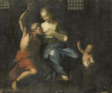 Cimon and Pero (Roman Charity), 1670-1750. Creator: Unknown.