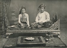 'Burmese Prince and Princess', 1900. Creator: Unknown.
