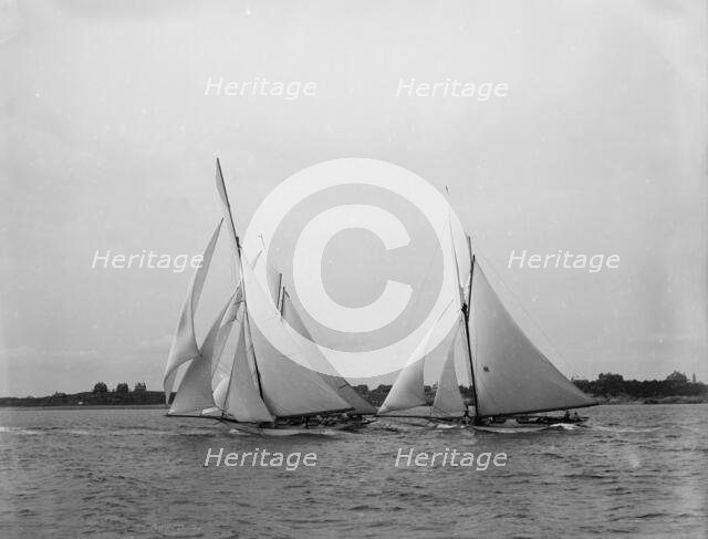 Start, forty footers, August 18, 1890, 1890 August 18. Creator: Unknown.