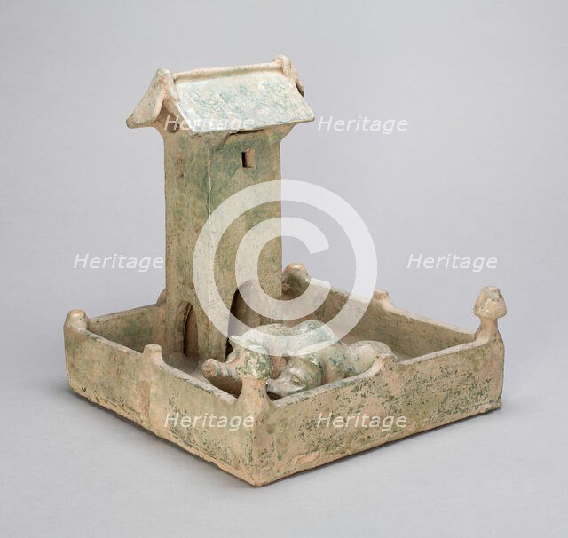Pigsty with Tower, Eastern Han dynasty (A.D. 25-220). Creator: Unknown.