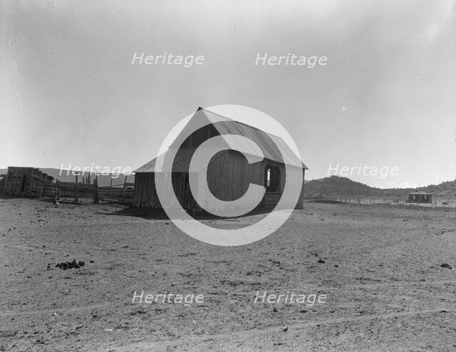 Typical barn on the edge of town, Escalante, Utah, 1936. Creator: Dorothea Lange.