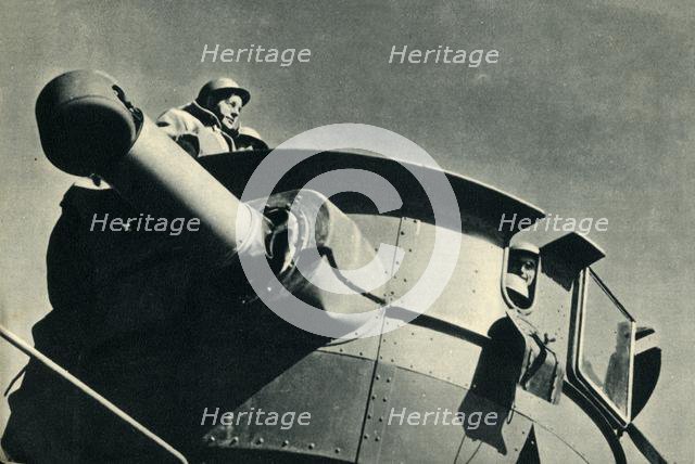 'On Board The Ark - on watch...', c1940, (1942). Creator: Unknown.