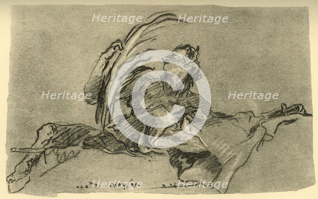 'Female Faun', c1761, (1928). Artist: Giovanni Battista Tiepolo.