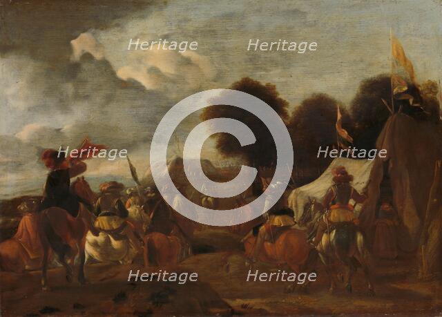 Army Camp, 1625-1674. Creator: Anon.