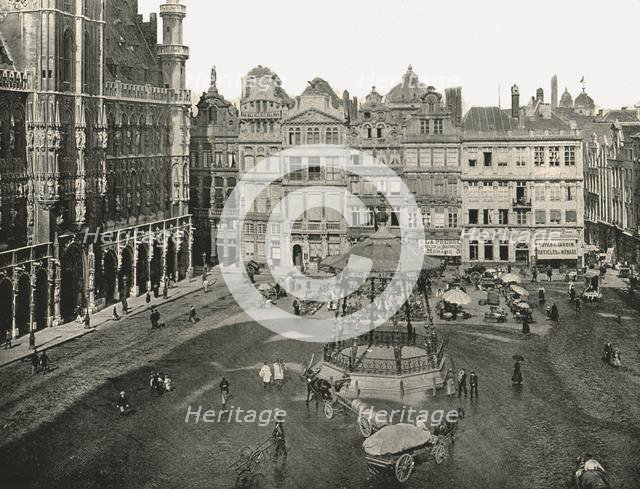 The Hotel de Ville, Brussels, Belgium, 1895.  Creator: Unknown.