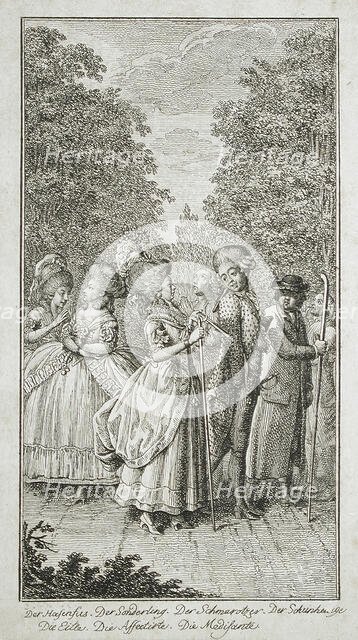 Title Page to 'Westphal's Portrait', 1781. Creator: Daniel Nikolaus Chodowiecki.