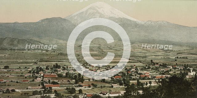 Mexico, Popocatapetl [sic] from Amecameca, between 1884 and 1900. Creator: William H. Jackson.