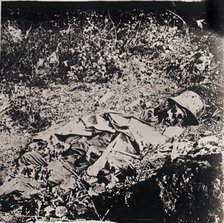 Body of dead German soldier, c1914-c1918. Artist: Unknown.