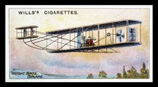 Wright Brothers' biplane 'Flier', 1910 . Artist: Unknown