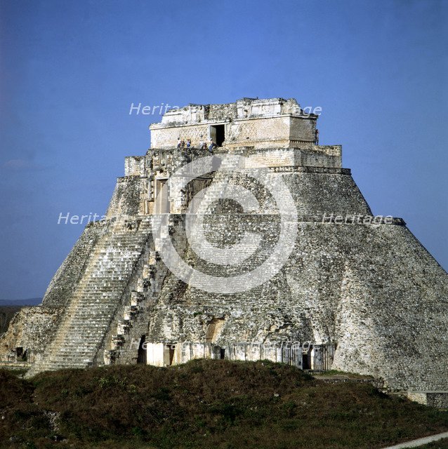 Uxmal, Pyramid of the Magician.