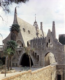 Güell cellar in El Garraf, work by Francesc Berenguer i Mestres (1866 - 1914), a disciple of Anto…