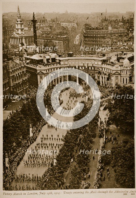 Victory March in London, July 19th, 1919.