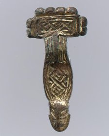 Square-Headed Bow Brooch, Langobardic, first half of 6th century. Creator: Unknown.